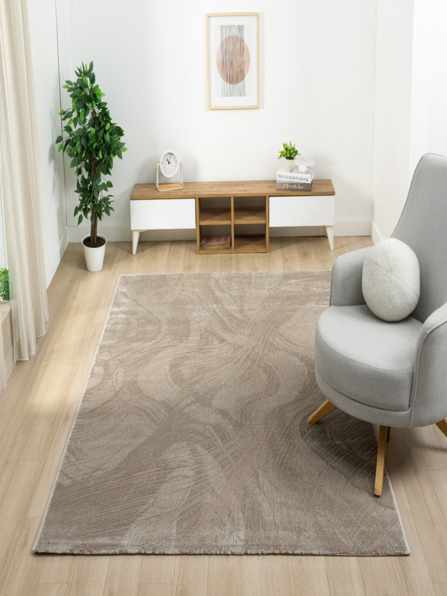 Elyse – Teppich in Taupe
