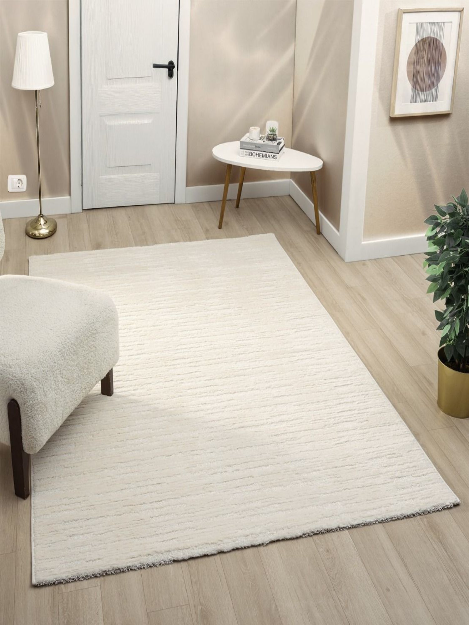 Liva – Teppich in Creme