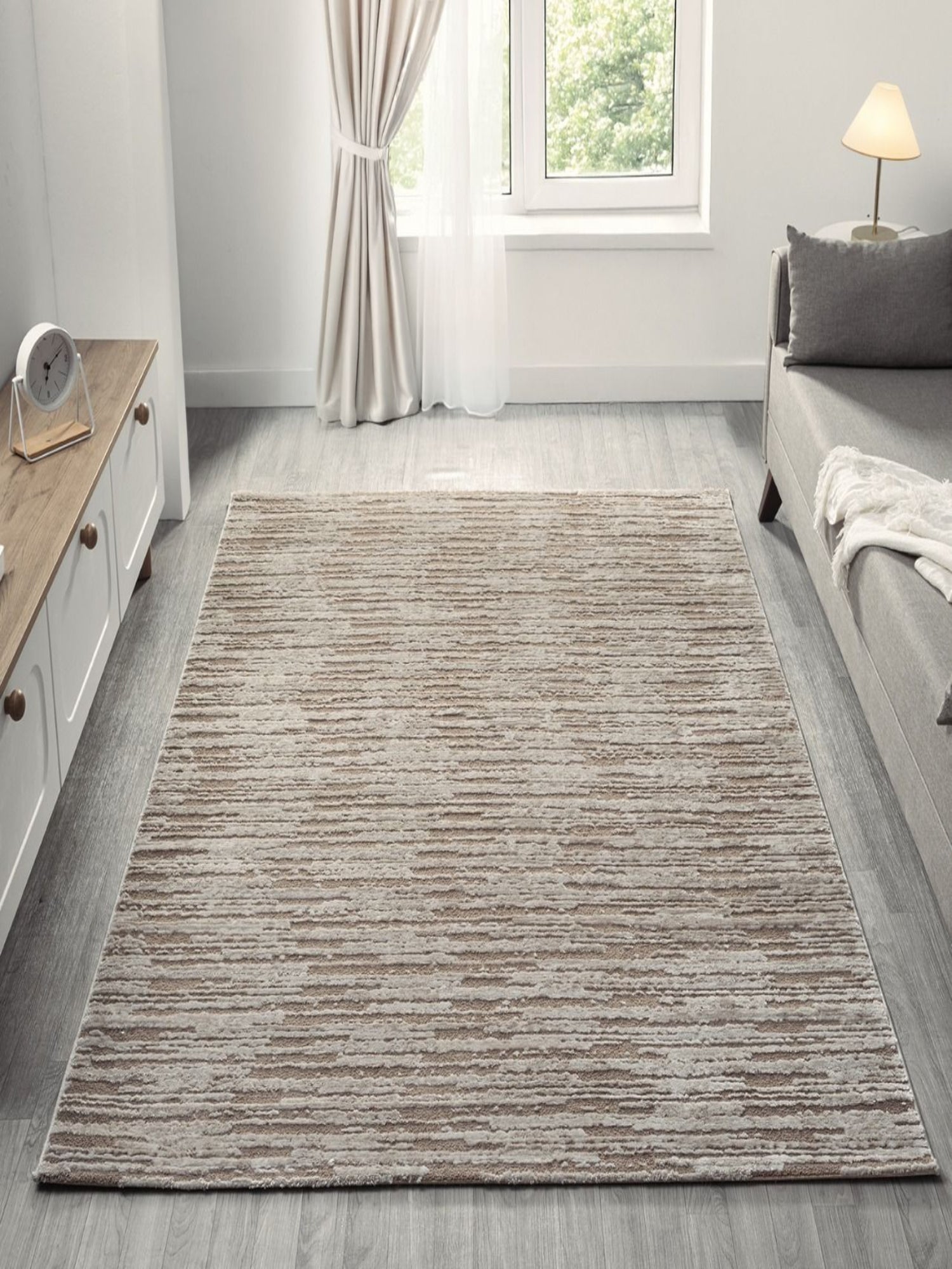 Liva – Teppich in Taupe